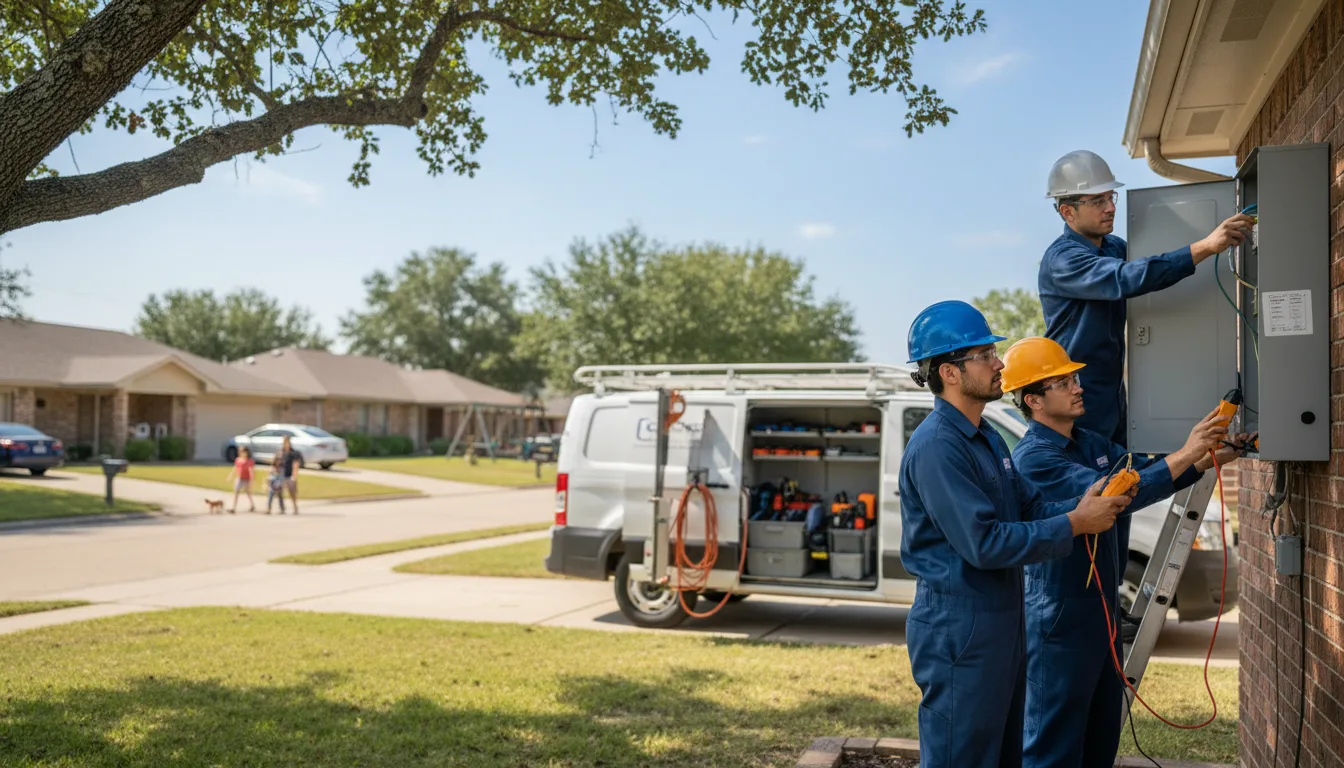 Certified electrician providing emergency electrical services in Trafford, PA